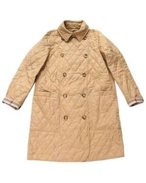 Burberry Double-Breasted Casual Jacket - Natural