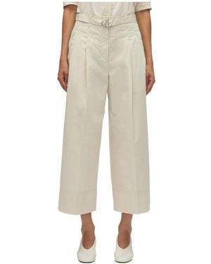 3.1 Phillip Lim Belted Palazzo Pants - Natural