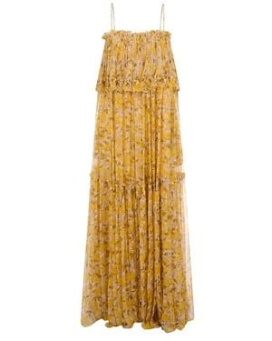 Chloé Spaghetti-Strap Dress - Metallic