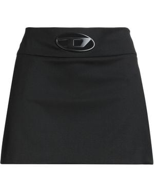 DIESEL A-Line Midi Skirt - Black