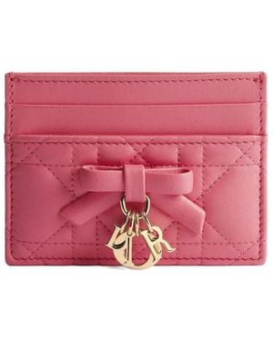 Dior Lady Freesia Card Holder - Purple
