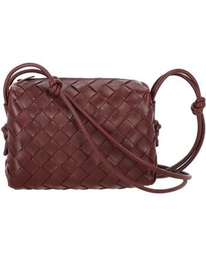 Bottega Veneta Loop Mini Camera Bag - Red