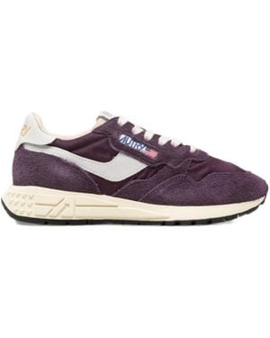 Autry Reelwind Paneled Sneakers - Purple