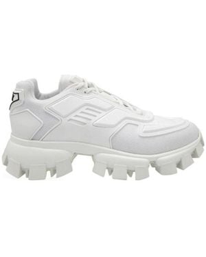 Prada Cloudbust Thunder Technical Fabric Sneakers - White