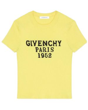 Givenchy Cropped Top - Yellow
