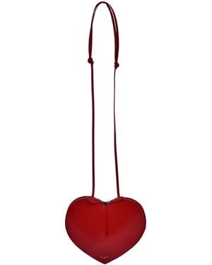Alaïa Heart-Shaped Satchel Bag - Red