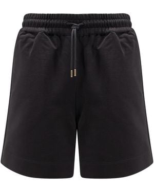 Moncler Cotton Track Shorts - Black