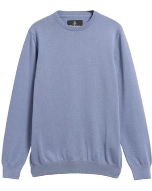 Barbour Crew Neck Knit Sweater - Blue
