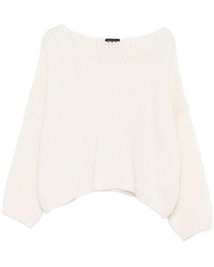 Roberto Collina Boat-Neck Sweater - Natural
