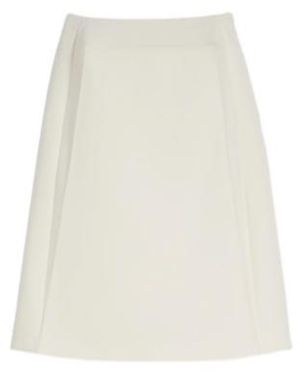 Jil Sander Technical Crêpe Skirt - Natural
