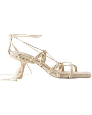 Cult Gaia Raisa High-Heeled Sandals - Metallic