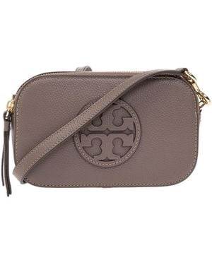Tory Burch Miller Zipped Mini Camera Bag - Brown