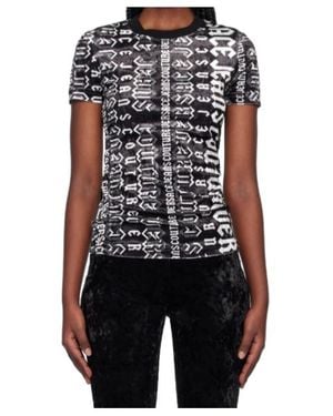Versace Jeans Couture Short-Sleeved T-Shirt - Black