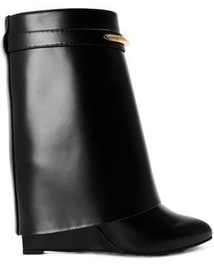 Givenchy Giv Shark Heeled Ankle Boots - Black