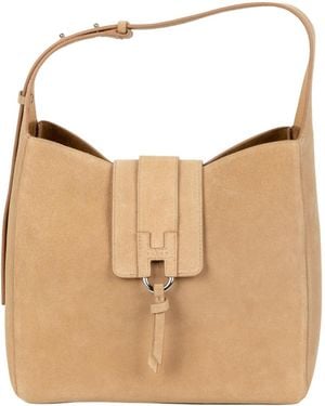 Hogan Trend Hobo Bag - Natural