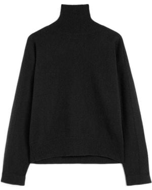 Jil Sander High-Neck Sweater - Black