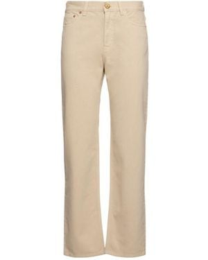 Blazé Milano Belt-Loop Jeans - Natural