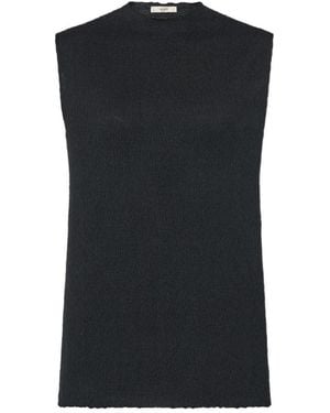 The Row Oakson Top - Black