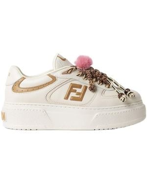 Fendi Match Low-Top Trainers - Multicolour