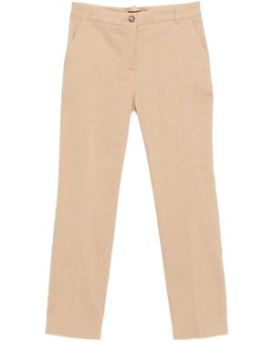 Pinko Buttoned Pleated Pants - Natural