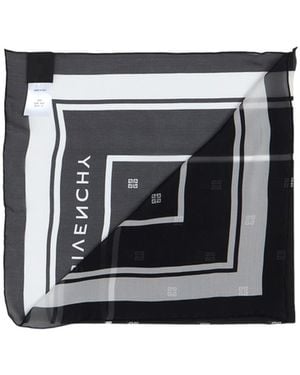 Givenchy Pattern Scarf - Black