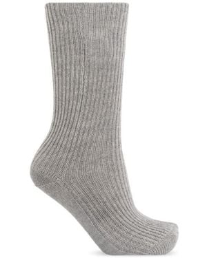 Lisa Yang Cashmere Socks - Gray