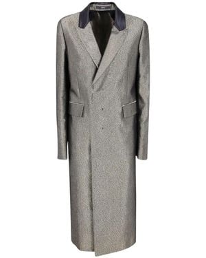 SAPIO Double Breasted Coat - Gray