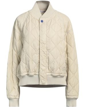 Burberry Minimalist Baseball Jacket - Natural