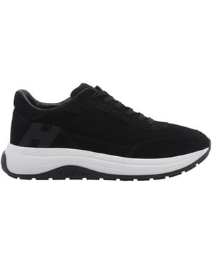 Hogan Lace-Up Sneakers - Black