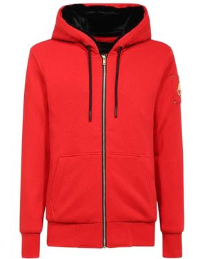 Moose Knuckles Linden Bunny Padded Hooded Jacket - Red