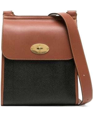 Mulberry Small Antony Leather Messenger Bag - Black