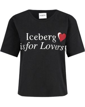 Iceberg Printed T-Shirt - Black