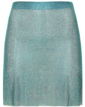 GIUSEPPE DI MORABITO Embellished Net Mini Skirt - Blue