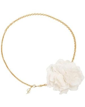 Blumarine Chain Belt - White
