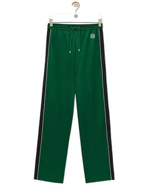 Loewe Technical Jersey Tracksuit Pants - Green