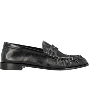 Saint Laurent Le Loafer Morbidi Loafers - Black