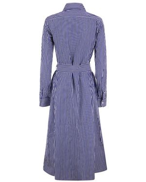 Polo Ralph Lauren Belted Button-Up Shirt Dress in Natural | Lyst Polo Ralph Lauren Belted Button-Up Shirt Dress in Natural | Lyst