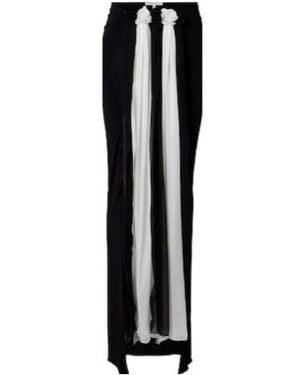 Nensi Dojaka Carnation Maxi Skirt - Black