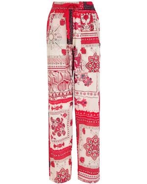 Isabel Marant Fedora Cotton Pants - Red