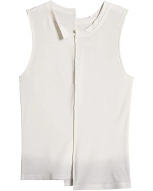 Y-3 Dip Dye Tank Top - White