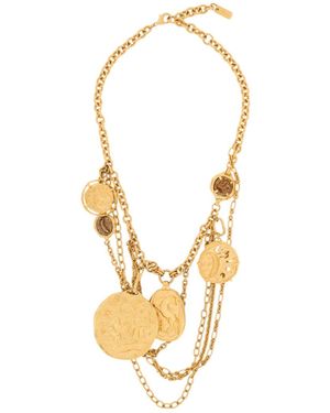 Chloé Chloé Medals Chained Necklace - Metallic