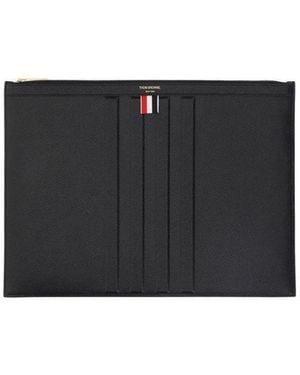 Thom Browne Pebbled Document Case - Black