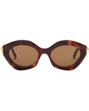 Loewe Coil Cateye Sunglasses - Brown
