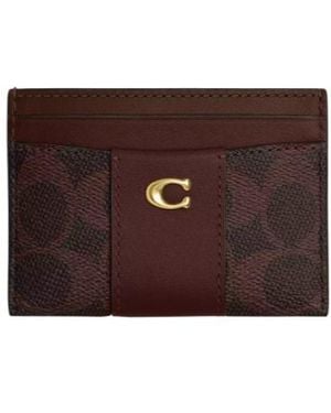 COACH Essential Card Case - Brown