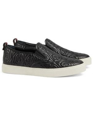 Gucci G Quilted Casual Trainers - Black