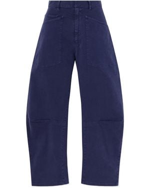 Nili Lotan Shon Casual Trousers - Blue
