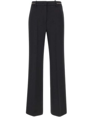 Kaos Chain-Trimmed Trousers - Blue
