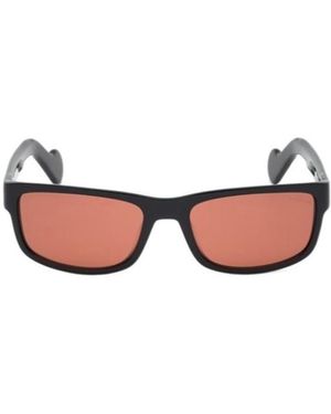 Moncler Eyewear Rectangular Frame Sunglasses - Pink