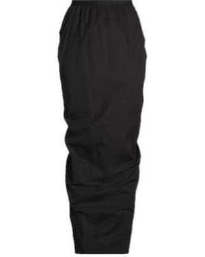 Rick Owens Solid Colour Pencil Skirt - Black