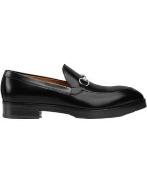 Gucci Loafer With Horsebit, Leather - Black